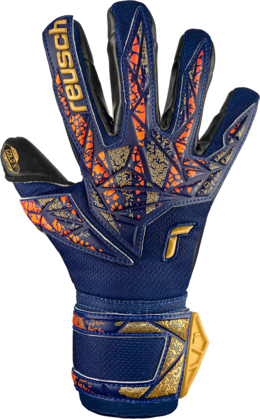 Reusch Attrakt Gold X 5470945 4411 blue orange front